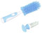 1Pcs Goupillon Biberon Silicone,Brosse Biberon,AntidéRapant Goupillon Biberon pour Les Biberons, Les RéCipients De Lait En Poudre (Bleu)