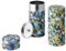 Cha Cult teemando® Dose „Etsu, 150 g Weißblech, rund, mit Aromaverschluss veredelt mit Japanpapier (Washi) 2-fach sortiert, H 15,5 cm, Ø 7,5 cm