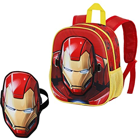 Iron Man Armour-Maskenrucksack, Rot