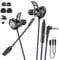 BraveKoi In-Ear Gaming Headset,Wired Earbuds with Noise Cancellation,Dual Microphone Bass Stereo Gaming Earphone Suitable for PS4 Xbox one/S, Nintendo Switch, Laptop