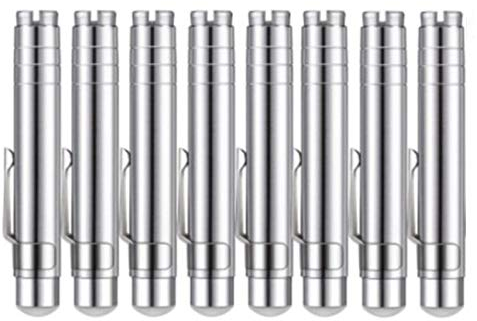 Sxdluzi 8-Teiliger Kreidehalter Aus Aluminiumlegierung, Kreideclip für Lehrer, Ungebrochener Kreidehalter, Malerei und Schrift für Kinder