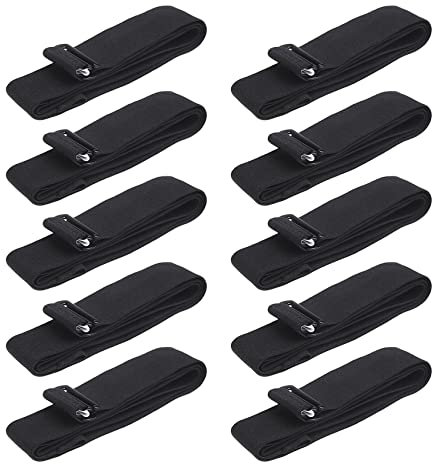 Pavewood 10 x Herzfrequenz-Brustgurt, verstellbar, elastisch, für Sport, kabelloser Herzfrequenzmesser