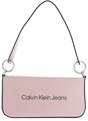 Calvin Klein Jeans Sculpted Shoulder POUCH25 Mono K60K610679, Borse Donna, Rosa (Pale Conch), OS