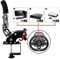 Obokidly 3-IN-1 USB Handbrake PC With Clamp Compatible With Thrustmaster T248P For Sim Racing Games Sim Rig Upgrade Version For PS4/PS5/PC,Black