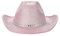 Geagodelia Cappello Cowboy da Donna Vintage Y2K Cappello Cow Boy con Piuma Paillettes per Cosplay Halloween Carnevale (03#Rosa&Strass, One Size)