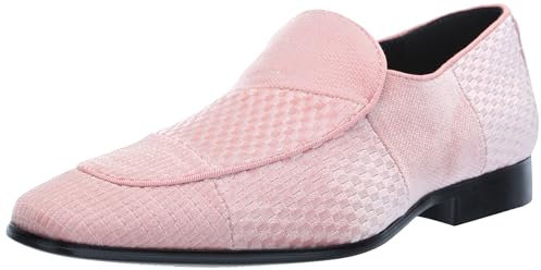 Stacy Adams Shapshaw-Pattini in Velluto, Mocassino Uomo, Rosa Cipria, 40 EU