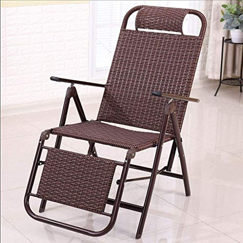 Klappbarer Liegestuhl, Sonnenliege, Stuhl, Teppiche und Zimmer, Garten- und Sommermöbel, liegend mit verstellbaren, gepolsterten Kopfstützen, Outdoor-Schwerkraft-Klappliegestuhl, wunderschöne Lan