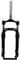 RUJIXU Fatbike-Gabel, 50,8 cm (20 Zoll), 4,0 Reifen, Elektrofahrrad, Federgabel 3,8 cm, Scheibenbremse, QR, 9 mm, Reise, 100 mm, manuelles Schloss für Schnee, Strand, XC, MTB, BMX, Fahrradzubehör