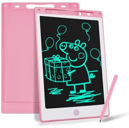 LCD Schreibtafel Kinder Zaubertafel LCD Zeichentafeln Schreibtafel Kinder 8,5 Zoll Maltafel LCD Schreibtafel für Kinder Geschenk für 3 4 5 6 Jahre alte Jungen Mädchen Weihnachtsgeschenk (Rosa)
