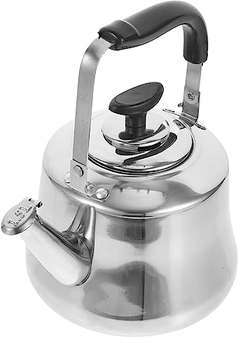 LeGDOr Botella difusora de Leche Hervidor de Aluminio Vintage Silbato Antiguo Estufa portátil