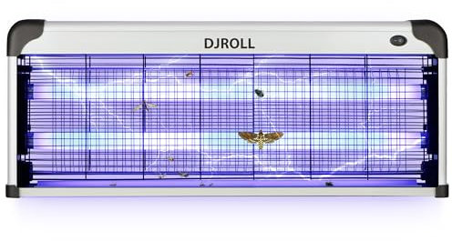 DJROLL Lampe Anti Moustique Exterieur 40W Tue Mouche Eléctrique Piège à d'Insectes Destructeur pour Maison Cuisine Bureau
