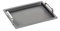 AMT Gastroguss Gastronorm - Grillplatte GN 2/3 glatt, induktionsgeeignet, 35,4 cm x 32,5 cm, 2 cm hoch, mit Edelstahlgriffen, Lotan® Antihaft-Veredelung, AMZN-I-23733-G