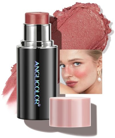 Anglicolor Blush Stick,Blush Creme,Blush LéGer Et AéRien,Maquillage Fard A Joue,Facile à Appliquer,Fard à Joues En Stick(#C, 1PC)