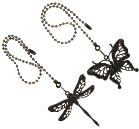 FUNOMOCYA 2piezas Cadenas Extensoras Para Ventiladores De Techo Tiradores Cadenas Para Luces Diseño Vintage