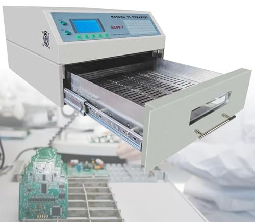 VNATWGOO 800 W/1500 W/2500 W Professioneller Infrarot-Heizstrahler, FüR Metall, Glas, Kunststoff, Tisch-Reflow-Ofen, PCB-LöTwerkzeug,T962A