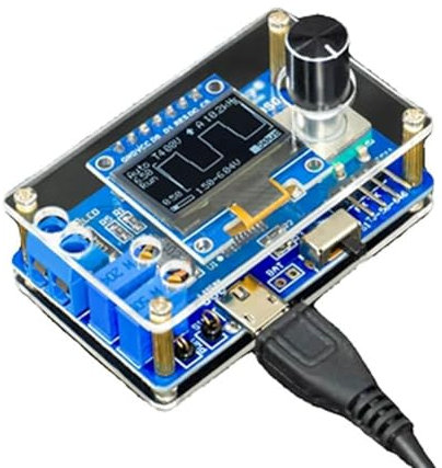 Lrporyvn Kit Mini Oscilloscope Numérique DIY avec Microcontrôleur STC8K8A, pour Entraînement Électronique et Pratique de Soudure.