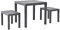 XGWKCNV Furniture Select-Gartentisch mit 2 Bänken Kunststoff braun