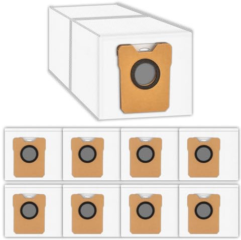 (9 Stück) Omni C20 C10 Ersatzstaubbeutel, Kompatibel Mit Eufy Robot Vacuum Omni C20/ C10 Selbstentleerungsstation, Einweg-Staubbeutel Für Roboterstaubsauger
