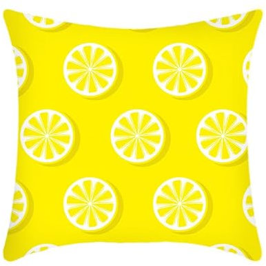 Kissenhülle 45x45 Zitronengelb Pillow Cover Dekokissen Waschbar Cushion Cover Verdecktem Zip Kissenbezug 45x45 Kissenhülle Sofa Wohnzimmer Büro Hotel Kissenbezug