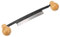 Drawknife, Straight Spoon Carvingknife with Double Wooden Handle Tungsten Steel Blade Hand Tool for Woodworking, Detailing, Spoon Carving