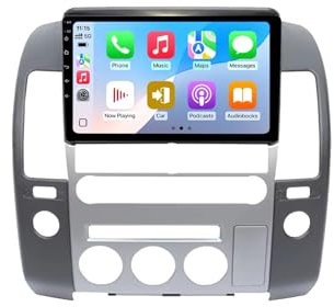 Android 13 2 DIN Pantalla Táctil Radio 9 Coche Pantalla para Nissan Pathfinder R51 2004-2009 con Enlace Espejo/Navegación GPS/Radio FM/BT/Mandos Volante/Reproductor Multimedia(8G+256G)