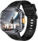 findtime Grande montre intelligente pour homme avec écran HD de 2,0 - Lampe de poche LED - Appels Bluetooth - Suivi de fitness IP68 - Étanche - Sport militaire, Noir , Tactique
