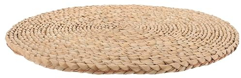 Milisten Gewebtes Bodenkissen Im Japanischen Stil Rund Sitzkissen Für Yoga Und Meditation Handwerklich Gefertigtes Sitzpolster Für Innenräume Wohnzimmer Und Schlafzimmer