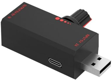 Bosiyrggrl 5W 5V Fan Speed Controller Induction Speed Controller with Switch Protection USB Interface Laptop Cell Phone Cooling