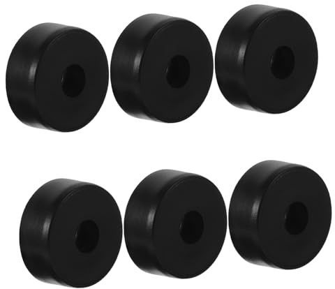 VANZACK 6PCS Rubber Speaker Feet Pads for Subwoofers Audio Equipment Anti-vibration Furniture Bumpers Stable Non-slip Sound Isolation Pads for Chairs Tables Desks