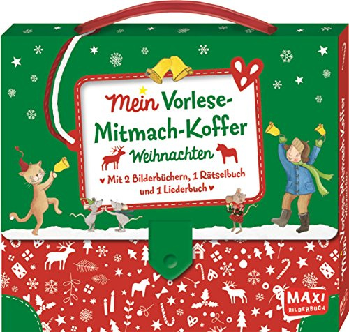 Mein Vorlese-Mitmach-Koffer. Weihnachten: Mit 2 Bilderbüchern, 1 Rätselbuch und 1 Liederbuch