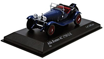 Minichamps 400120431-1:43 1930 Alfa Romeo 6C 1750 G.S., Blu