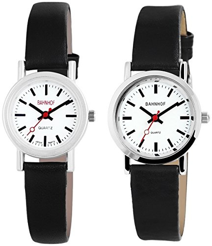 Bahnhof DamenArmbanduhr Analog Quarz Leder 100322100027