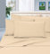 Elegant Comfort Luxuriöses Bettwäsche-Set, auf Amazon 1500, knitterfrei, farbecht und schmutzabweisend, 4-teilig, Tiefe Taschen, Queen-Size-Bett, cremefarben