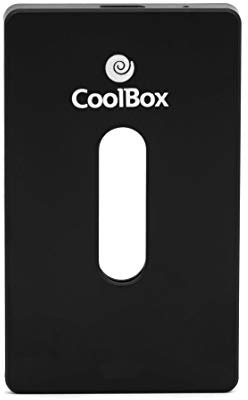 CoolBox SlimChase S-2533 Boîtier Externe pour SSD et disques durs SATA 2,5 Montage Facile sans vis USB 3.0 Vitesse jusqu'à 5 Go/s Noir
