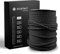 smartect Cavo Elettrico Tessile intrecciato Nero, 50 Metri Filo Elettrico Vintage, Tripolare (3 x 0.75mm²) Cavo Elettrico Rivestito in Tessuto per Fai da Te