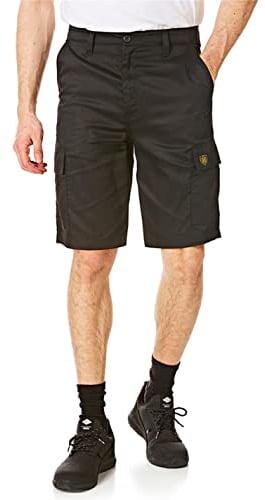Iron Mountain IMSHO226 Mens Workwear Multi Pocket Work Classic Cargo Shorts, Black, 40W
