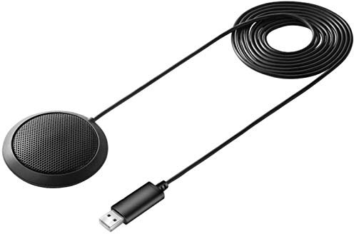 Tamkyo Micro USB omnidirectionnel à condensateur pour réunion, affaires, conférence, ordinateur portable, micro de voix