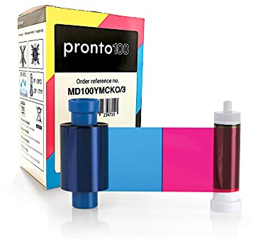 MAGICARD Pronto100 MD100YMCKO/3 Farbband - YMCKO - 100 Drucke