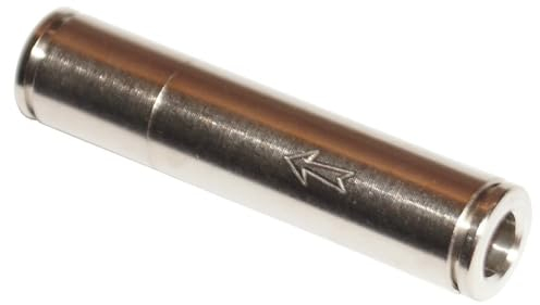 Pneumatik Rückschlagventil mit Steckanschluß Messing vernickelt versch. Größen (6 mm)