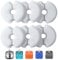 Filtre de Fontaine à Eau 6 Pièces, Yiupea Filtres de Rechange pour Fontaine de Chat 2L & 2.5L/67oz &84 oz avec Charbon Actif & Résine conTriple Filtration