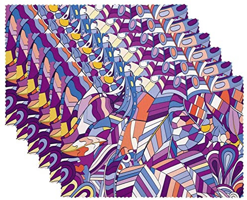 Curve Sloppy hitzebeständige Tischsets für Esstisch