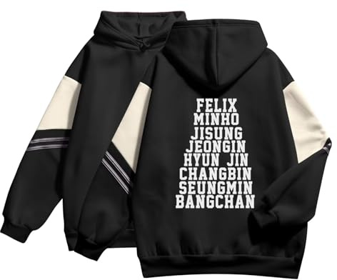 Outofgas SKZ Hoodie Felix Bangchan Hyunjin Jisung Changbin Minho Seungmin Jeongin Sweatshirt Merch für Damen