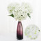 Avoeco 3Pcs 21” Hydrangea Artificial Flowers, Large Real Touch Hydrangea, Lifelike Faux Blue Hydrangeas, Fake Hydrangea Stems Perfect for Home Decor, Wedding, Party,Centerpiece Decor (White)