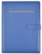 Arpan Personalisierter Text, 36 Taschen, A4, Präsentationsmappe, Dokumentenmappe, Sichtbuch, Portfolio, professionelle Konferenzmappe, Kunstleder, Blau