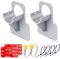 2 Stück Pool Schlauchhalter,Schwimmbad Rohrhalterung,Pool Pipe Holder,Pool Schlauchhalter Knickschutz mit Knickschutz & Schlauchschellen, für weniger als 38mm Poolschlauch