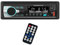 Autoradio Bluetooth, Aototeck 12V-24V Auto Radio Stereo 4 x 45W ricevitore 1 DIN, Colori di Luce dei Pulsanti, Supporta Chiamate in Vivavoce/FM/AUX-IN/TF/USB/Telecomando del volante,Ricarica Rapida