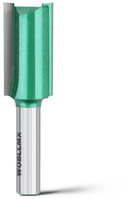 WOBLLMX Fresa de 8 mm, diámetro de 19 mm, longitud de trabajo de 30 mm, hoja de metal duro, manejable, duradera y afilada, para fresadora CNC para placa de densidad de madera maciza