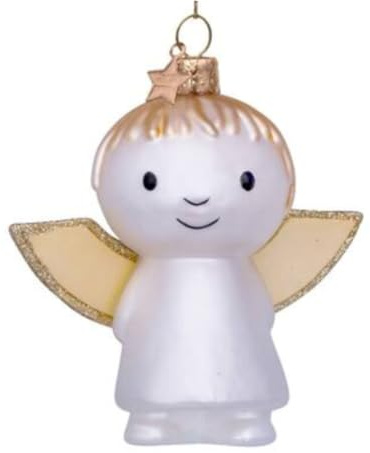 Vondels - Christbaumschmuck - Nijntje/Miffy Angel - Glas - Höhe 11 cm