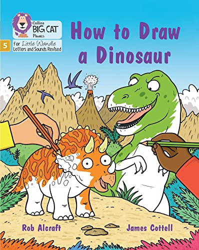 How to Draw a Dinosaur: Phase 5 Set 4 Stretch and challenge (Big Cat Phonics for Little Wandle Letter)