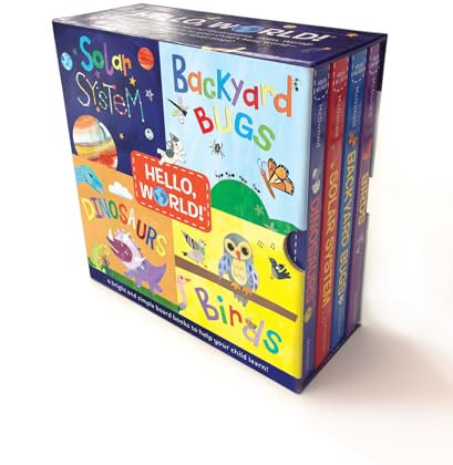 Hello, World! Boxed Set: Solar System; Dinosaurs; Backyard Birds; Bugs